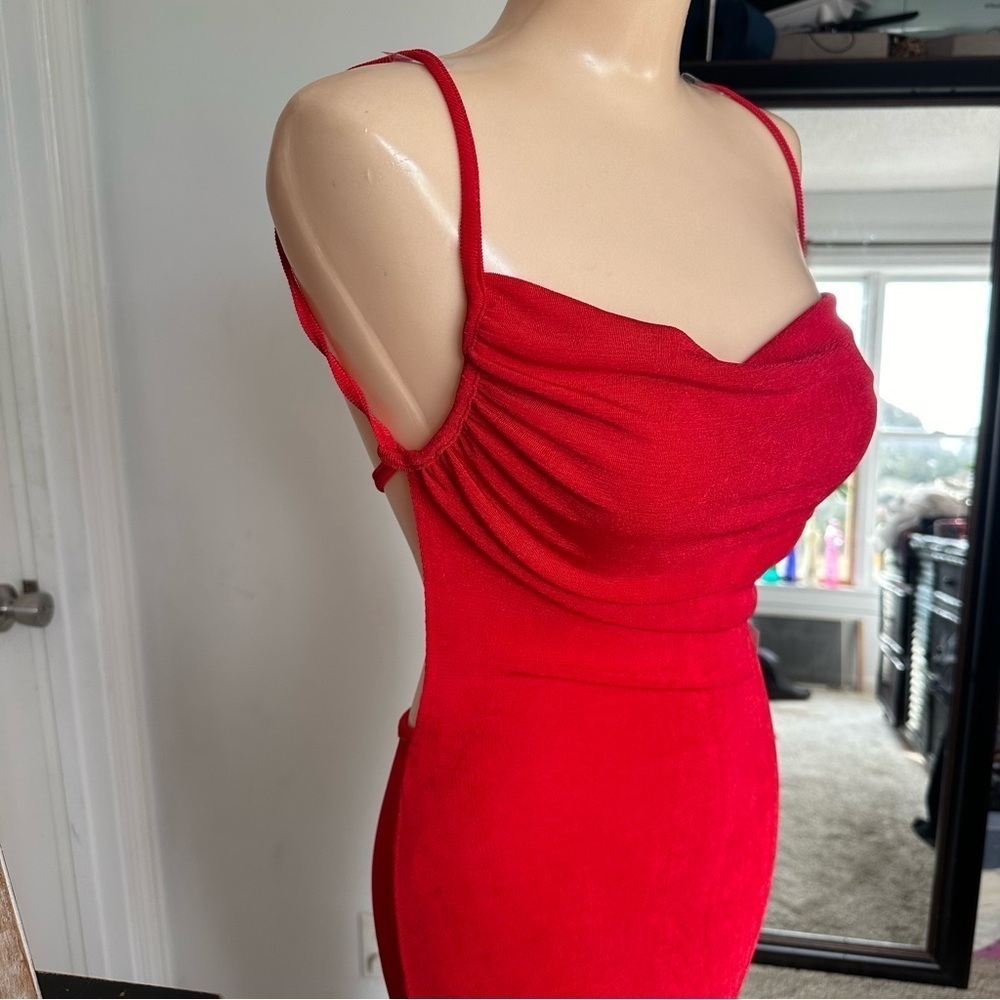 EDIKTED CLEO OPEN BACK MAXI DRESS View 6